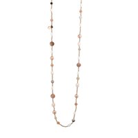 Collana Lelune Donna LELUNE GLAMOUR in Argento Perla LGNK541